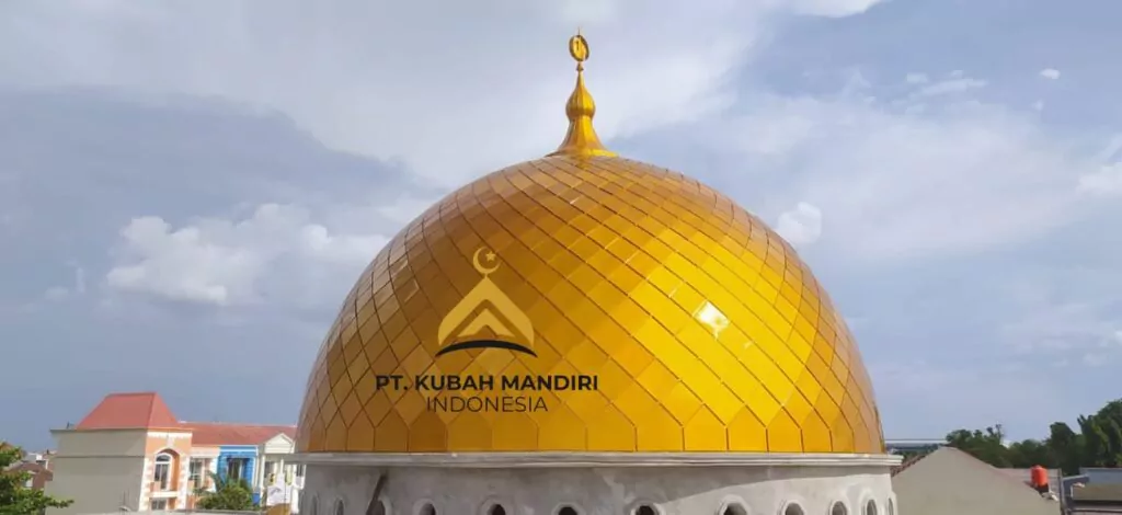 Luar Biasa! Pusat Jual Kubah Masjid Kuningan Custom Desain Termurah