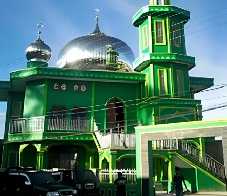 Potret Kemegahan Masjid Raya Al-Amin Dolok Sanggul di Humbang Hasundutan